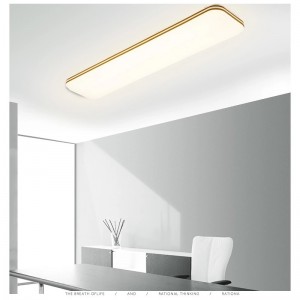 4FT LED Commercial Wrappy Shop Light Fixture 60W Low Bay Linear Flushmount Office Ceiling [4 φανός 32W Fluorestent] 5000K Daylight White ETL Λίστα